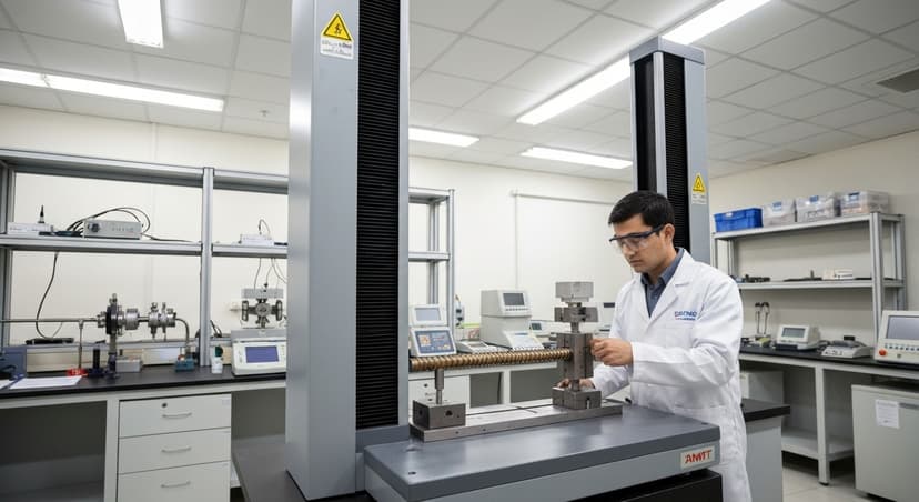 Quality control testing of TMT bars